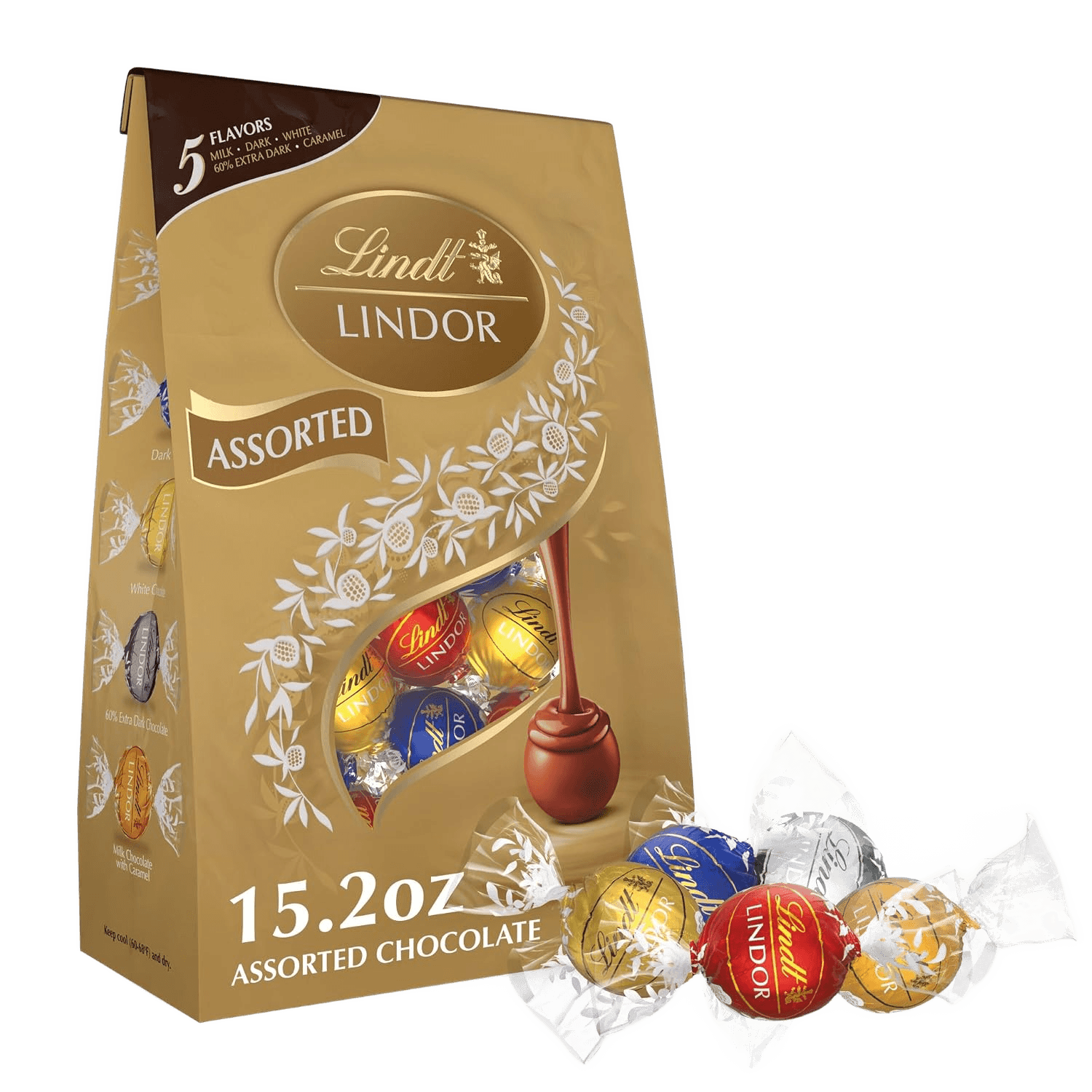 Lindt Lindor Assorted Truffles, 15.2 oz