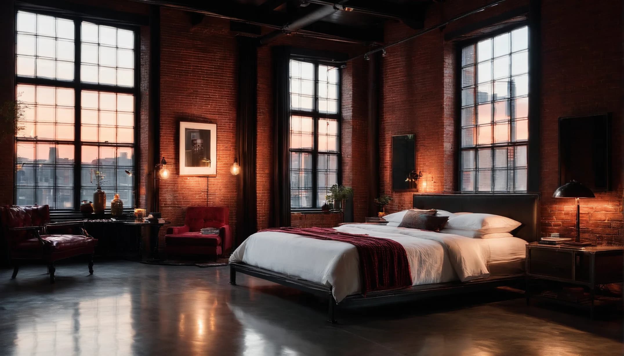 The Playroom, Brick & city dusk