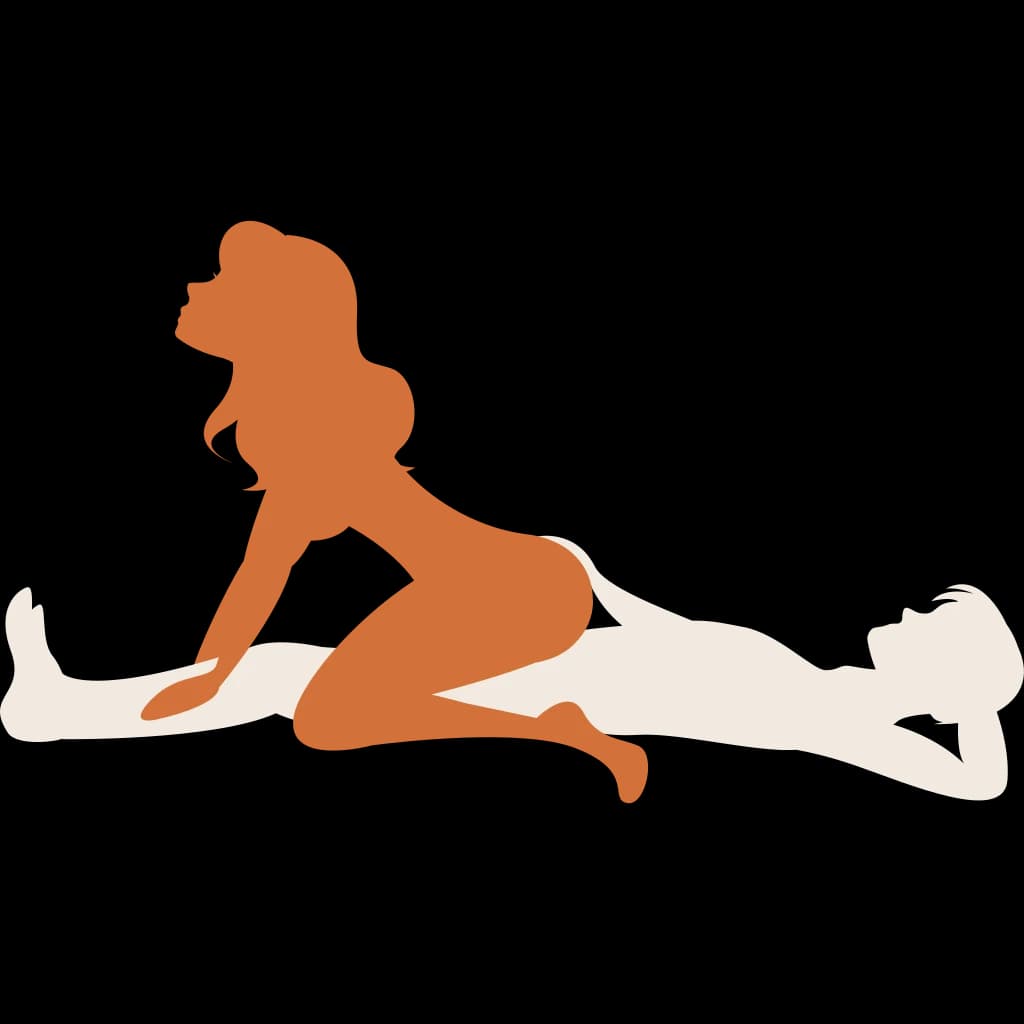 Illustration of Leaning Reverse Rider