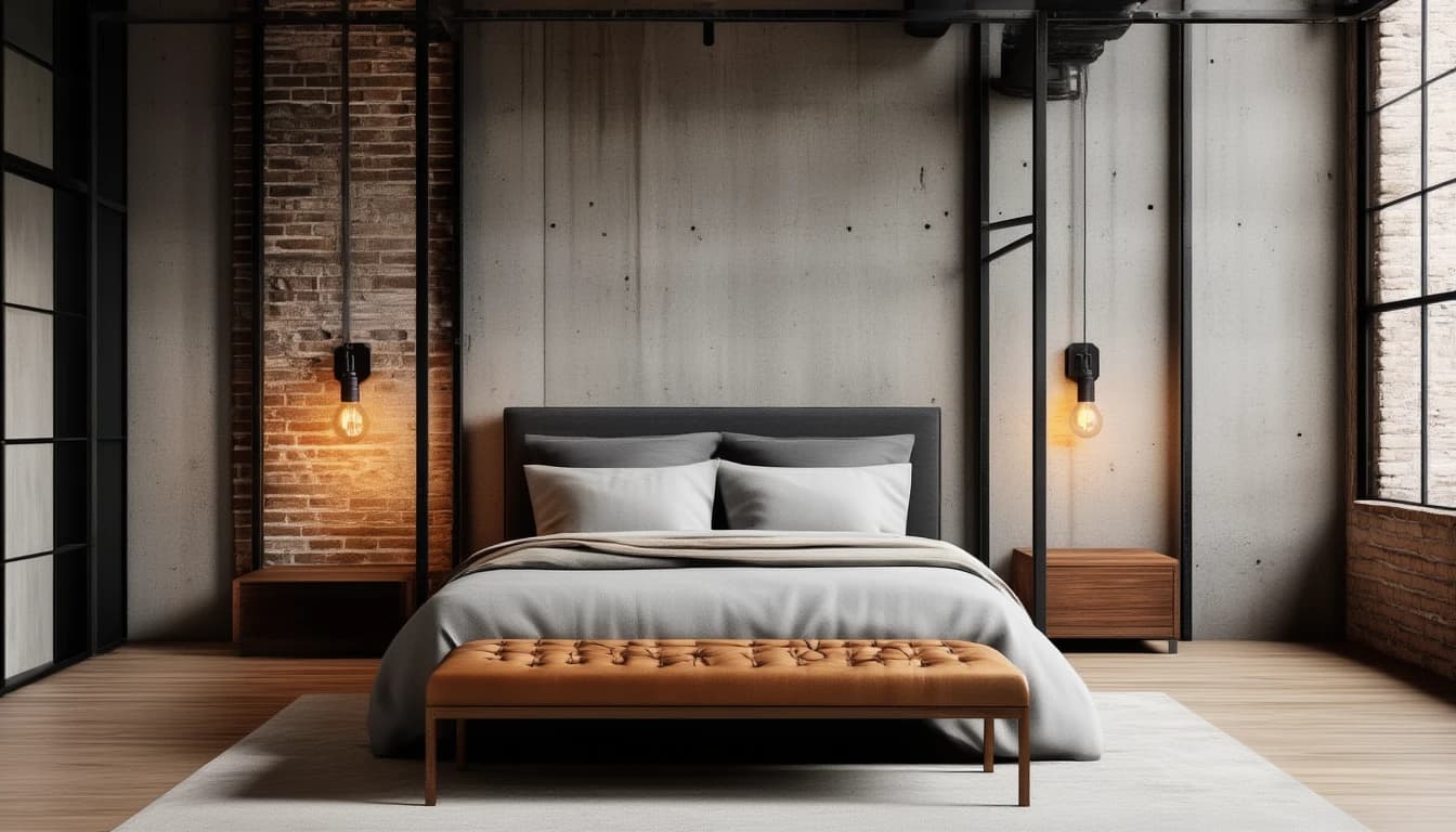 The Playroom, Concrete & Edison light