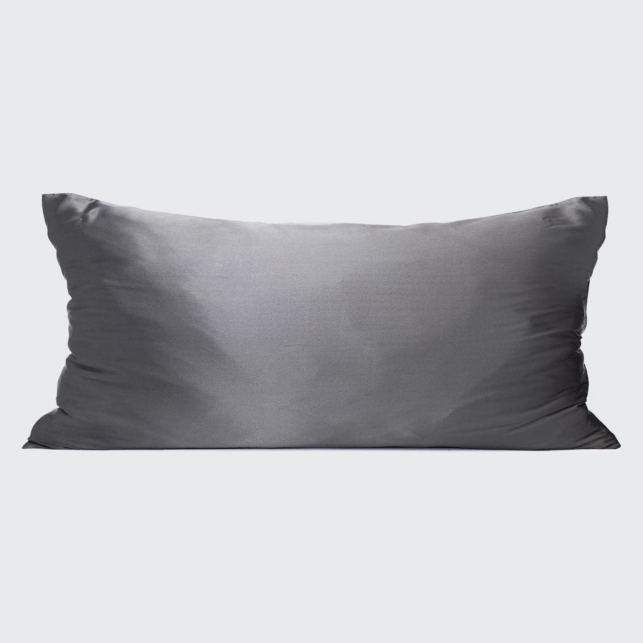 Kitsch Kitsch Satin Pillowcase, King (Charcoal, Set of 2)